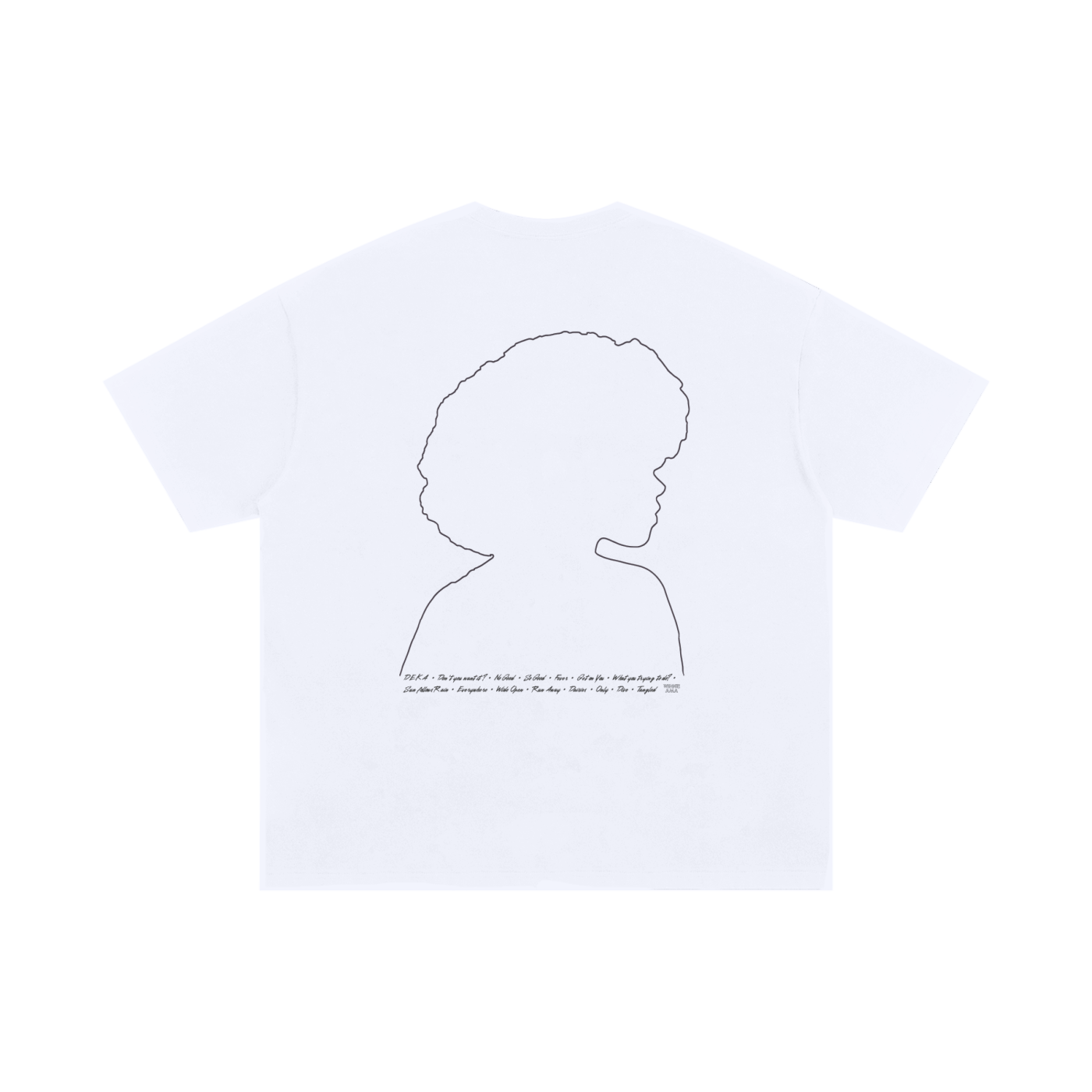 Winnie Ama Unisex White Oversized Cotton T-Shirt